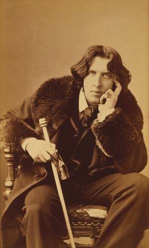 Oscar Wilde portrait by Napoleon Saronyn